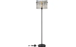 Standleuchte Gorley, schwarz, 152 cm