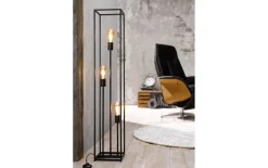 Standleuchte Hannah in schwarz, 120 cm