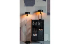 Standleuchte Landon in schwarz, 135 cm