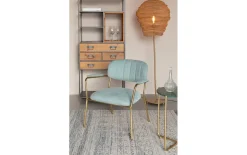 Standleuchte Lena in messing, 154 cm