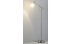 Standleuchte Marie in nickel, 150 cm