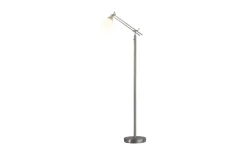 Standleuchte Marie in nickel, 150 cm