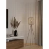 Standleuchte Romazzina, sand, 140 cm