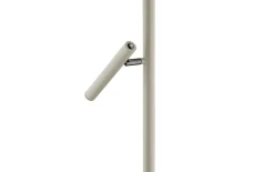 Standleuchte Streak, sandfarbig, 163 cm, inkl. Tastdimmer