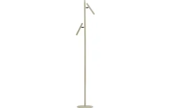 Standleuchte Streak, sandfarbig, 163 cm, inkl. Tastdimmer