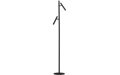 Standleuchte Streak, schwarz, 163 cm, inkl. Tastdimmer