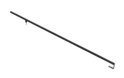 Stangengriff Topline, schwarz matt, Länge 109 cm