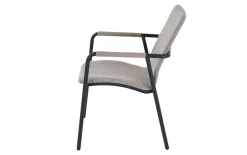Stapelstuhl Repton, anthrazit/taupe