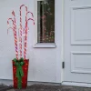 Stehleuchte Candycane in Box, rot/weiß
