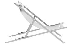 Strandstuhl Juno, weiß, inkl. Kissen