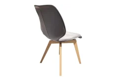 Stuhl Canvas, Leder, granit