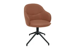 Stuhl Naturzeit Rico, cognac, inkl. Drehfunktion
