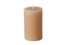 Stumpenkerze Classic, beige, 10 cm