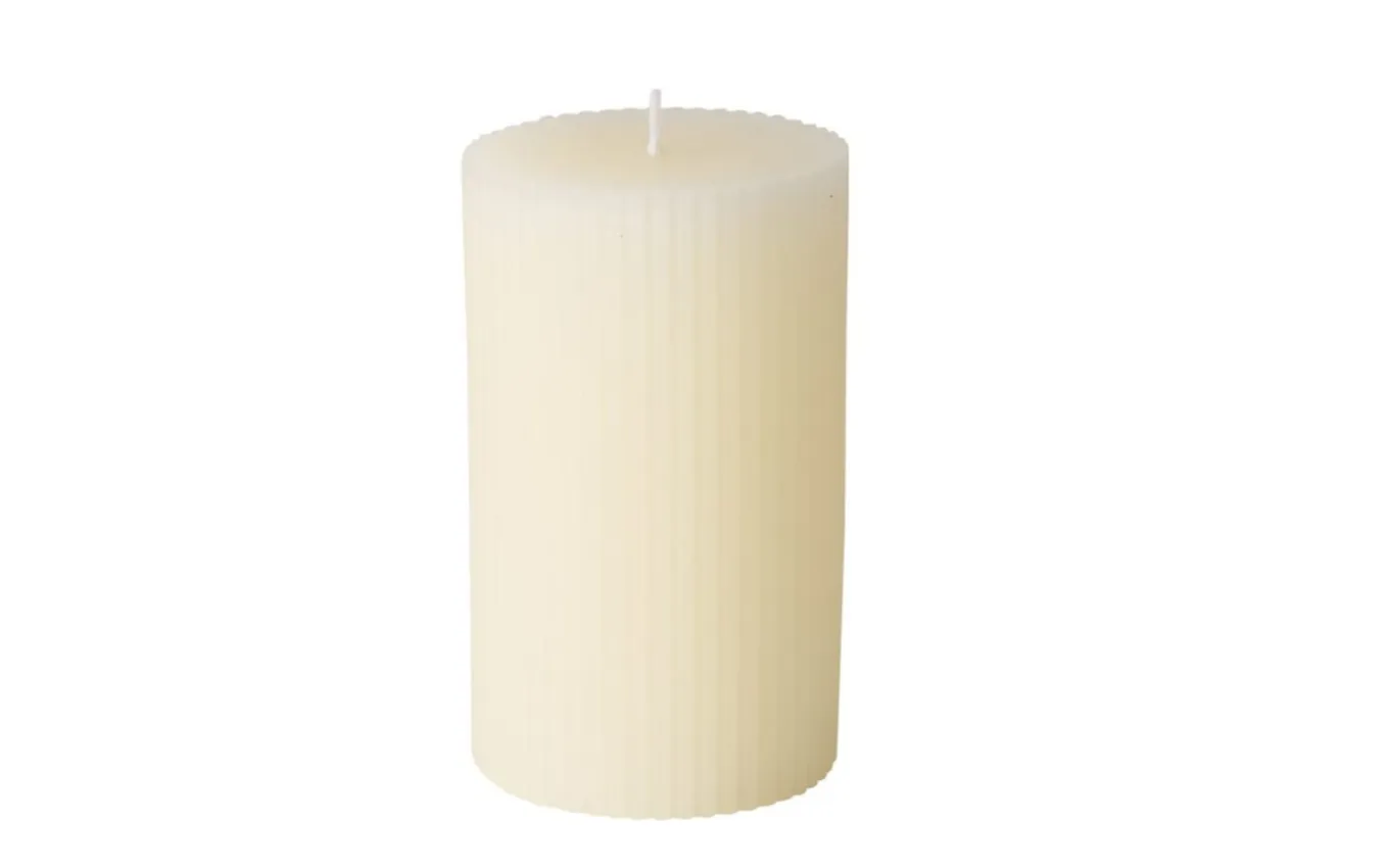 Stumpenkerze Classic, cremeweiß, 10 cm