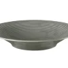 Suppenteller rund Beat in perlgrau, 22,5 cm