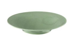 Suppenteller rund Beat in salbeigrün, 22,5 cm