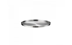 Tablett Peasy, Edelstahl pulverbeschichtet, strainless steel silber