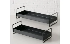 Tablettset Wolga, schwarz, 2-teilig