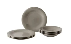 Tafelset Color Loop Stone aus Porzellan, 8-teilig