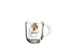 Tasse Emozione, Viel Glück Schriftzug, 400 ml