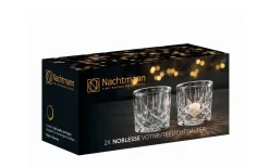 Teelichthalter 2er Set, klar