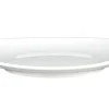 Teller Modern Life in weiß/oval, 21 cm