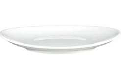 Teller Modern Life in weiß/oval, 21 cm