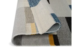 Teppich Ballance Allure, grau/blau, 160 x 230 cm
