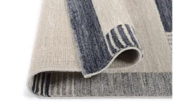 Teppich Ballance Kantium, grau/blau, 160 x 230 cm