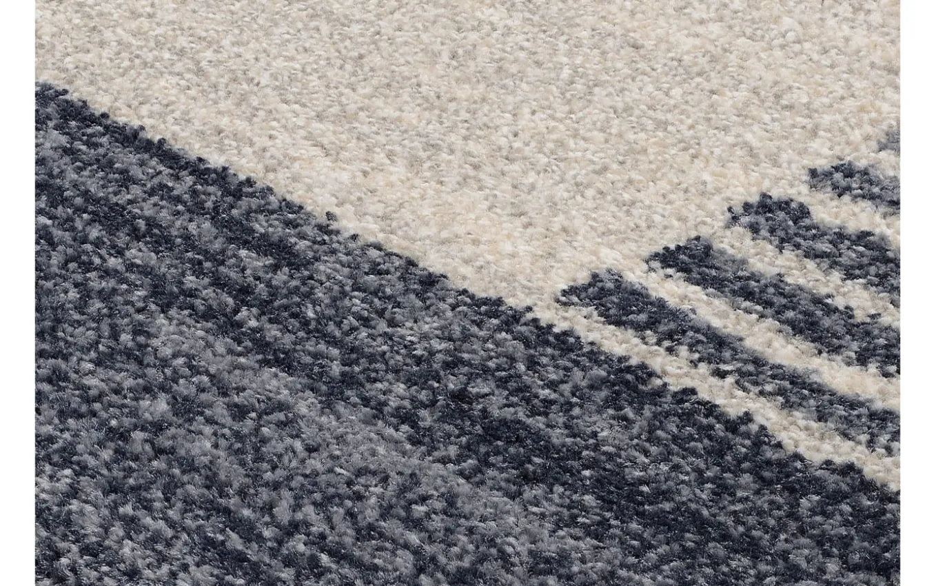 Teppich Ballance Kantium, grau/blau, 160 x 230 cm