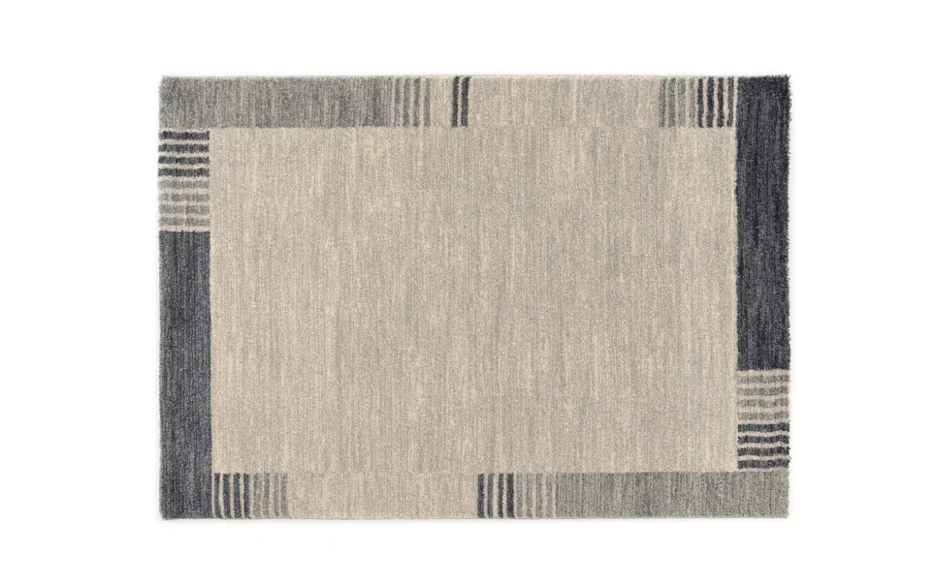 Teppich Ballance Kantium, grau/blau, 160 x 230 cm