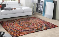 Teppich Explosion Round, mehrfarbig, 160 x 230 cm