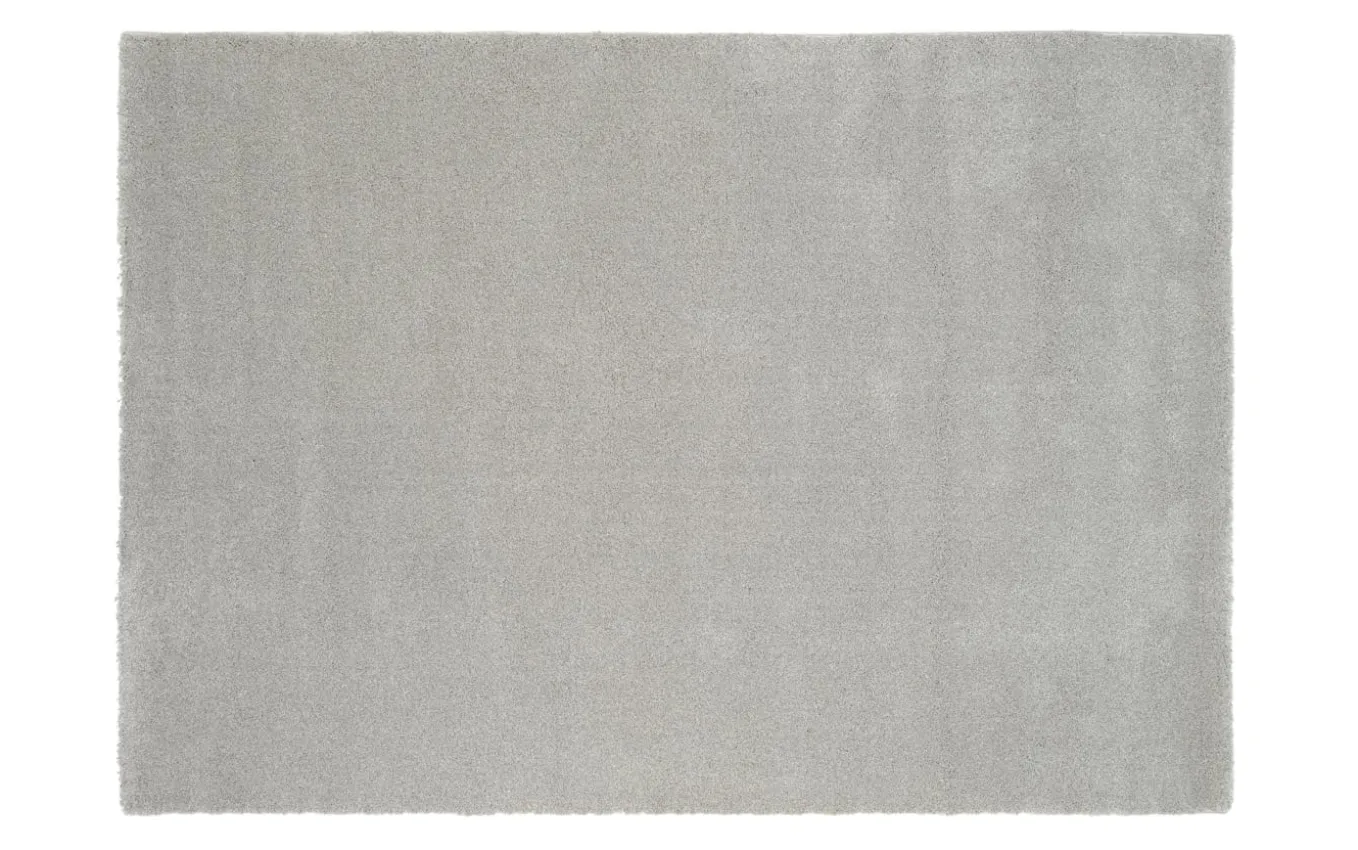 Teppich Kristall Uni, grau, 200 x 290 cm