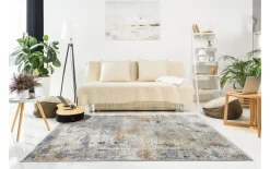 Teppich Prestoria Evos, grau/mehrfarbig, 160 x 230 cm