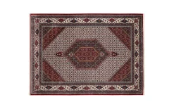 Teppich Seidenwind Bidjar, creme/rot, 160 x 230 cm