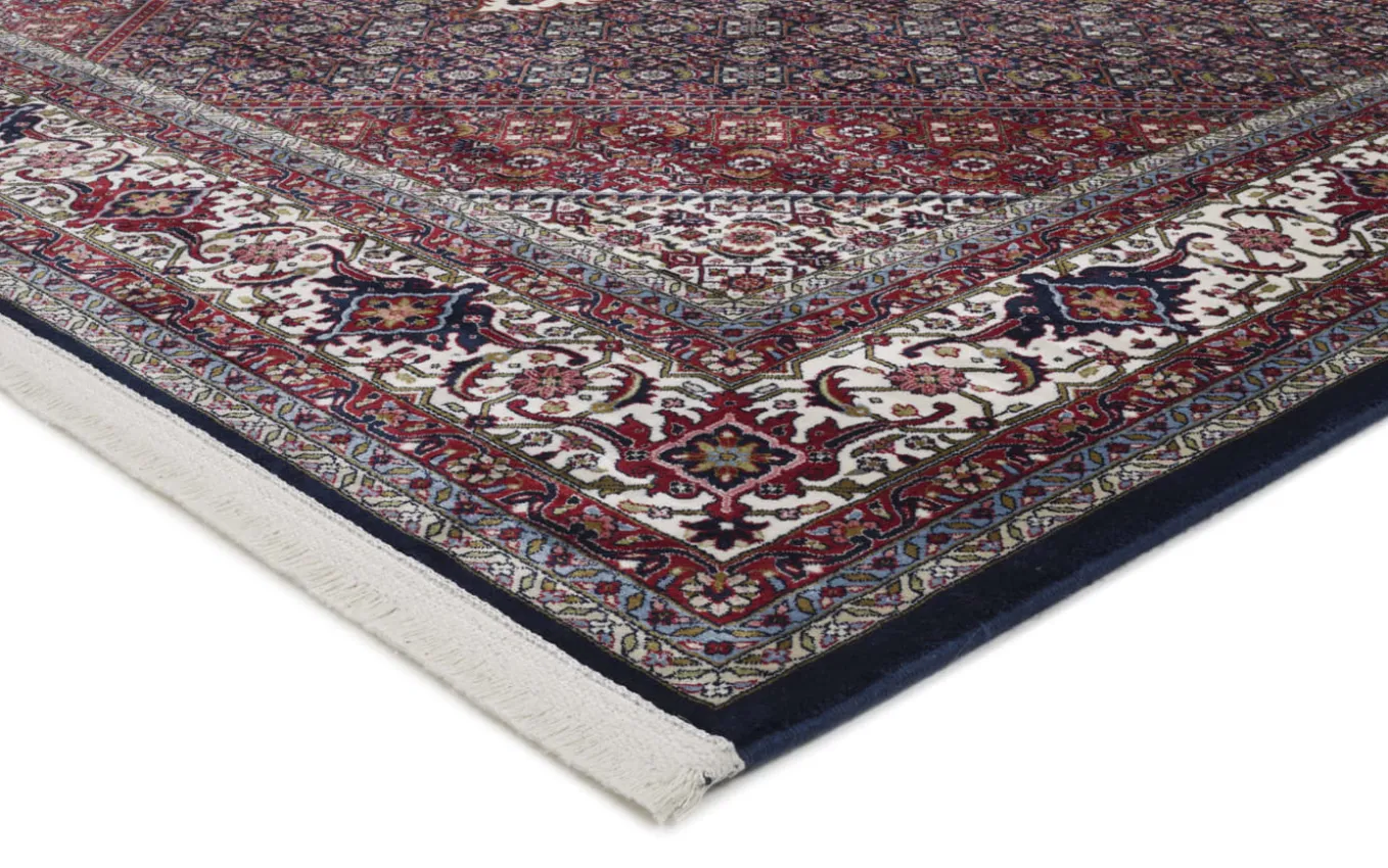 Teppich Seidenwind Bidjar, rot/blau, 200 x 290 cm
