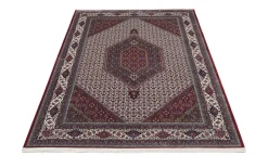 Teppich Seidenwind Bidjar, rot/creme, 200 x 290 cm