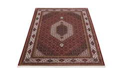 Teppich Seidenwind Bidjar, rot, 140 x 200 cm