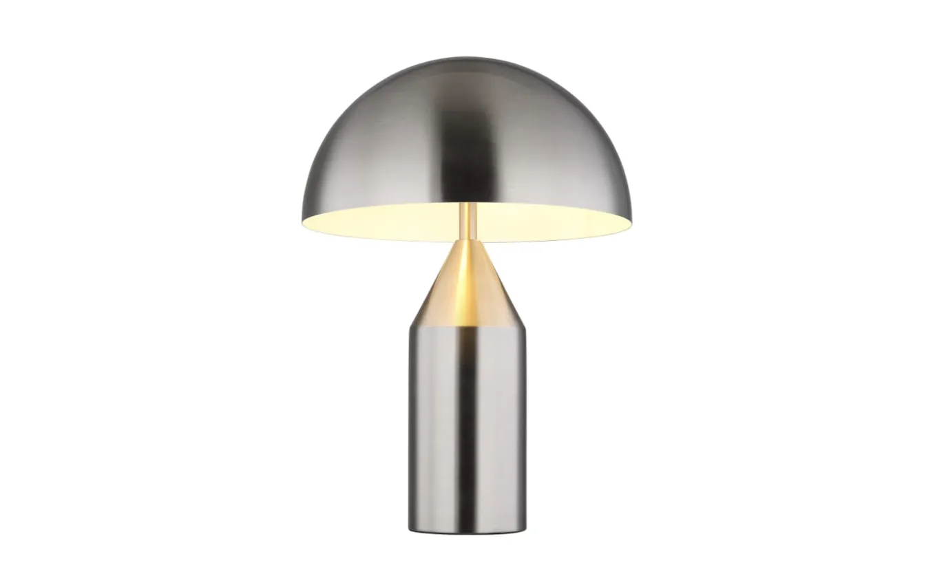 Tischleuchte Atoma, nickel