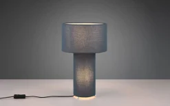 Tischleuchte Bale, blau, 40 cm