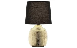 Tischleuchte Gina, goldfarbig/schwarz, 28,5 cm