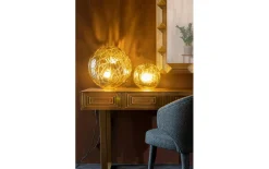 Tischleuchte Lune in amber, 25 cm