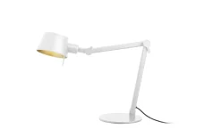 Tischleuchte Medo, weiß, 39-93 cm