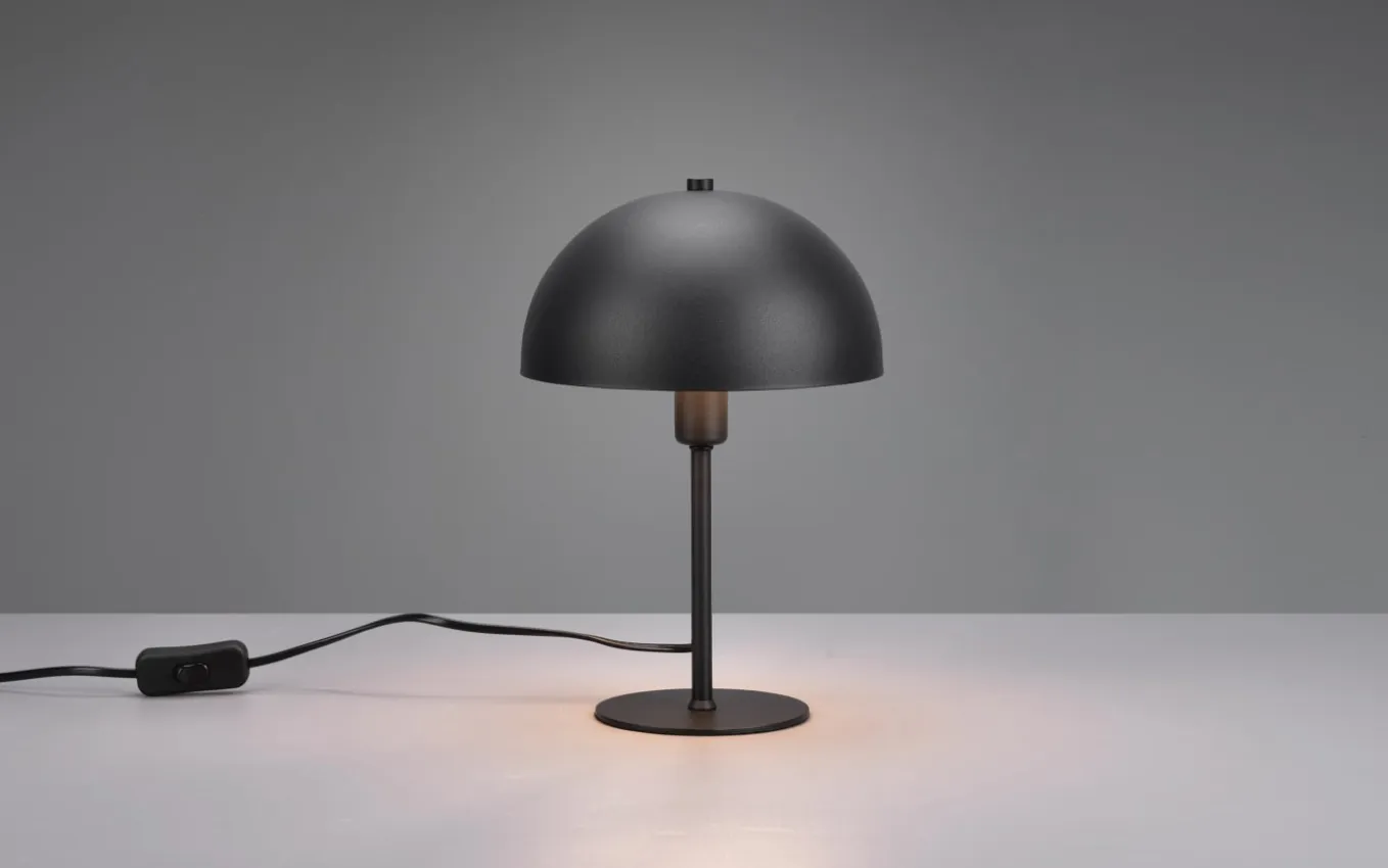 Tischleuchte Nola, schwarz/gold, 30,5 cm