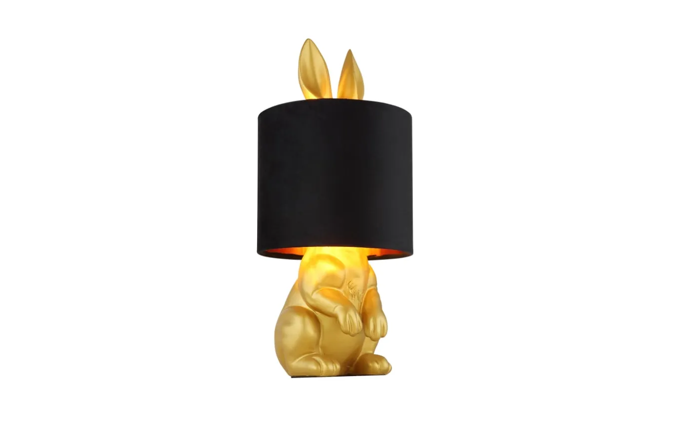 Tischleuchte Rabbit, goldfarbig