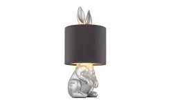Tischleuchte Rabbit, silberfarbig