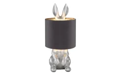 Tischleuchte Rabbit, silberfarbig