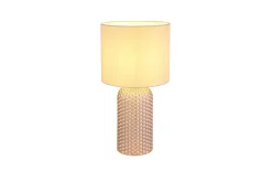Tischleuchte Sofia, beige