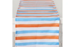 Tischläufer Azzurro, blau/orange