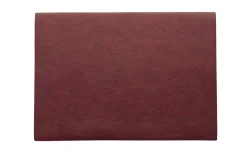 Tischset vegan Leder, rosewood, 46x33cm